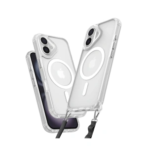 Apple İphone 16 Kılıf Enka Magsafe Silikon Kılıf - Şeffaf