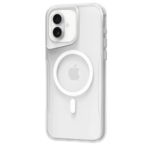 Apple İphone 16 Plus Kılıf Pc Poso Magsafe Kapak - Şeffaf