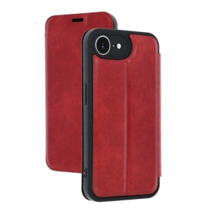 Apple İphone 16e Kılıf Flip Cover - Kırmızı
