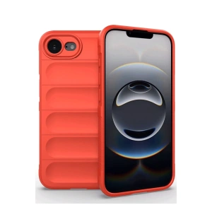 Apple İphone 16e Kılıf Optimum Silikon - Kırmızı