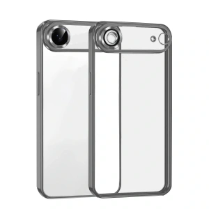 Apple İphone 17 Air Razer Lensli Silikon - Titan Gri