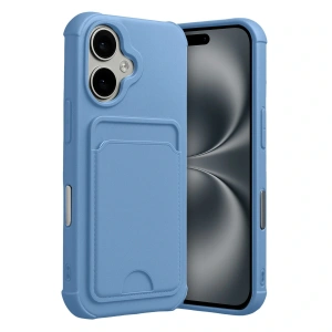 Apple İphone 17 Kelvin Kartvizitli Silikon - Mavi