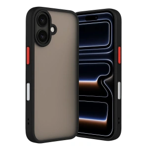 Apple İphone 17 Kılıf Montreal Silikon Kapak - Siyah