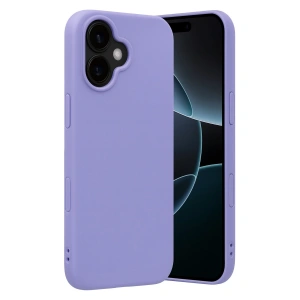 Apple İphone 17 Nano İçi Kadife Silikon - Lila