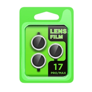 Apple İphone 17 Pro Raze Metal Kamera Lens - Gümüş