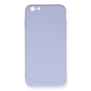 Apple İphone 6 Plus Kılıf Nano İçi Kadife Silikon - Lila