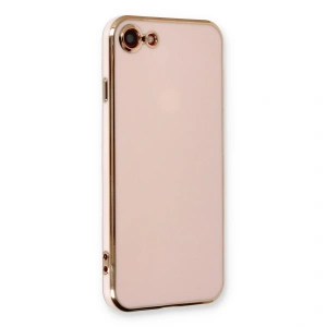 Apple İphone 7 Kılıf Volet Silikon - Pembe