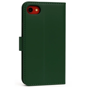 Apple İphone 7 Trend S Plus Kapaklı Kılıf - Yeşil