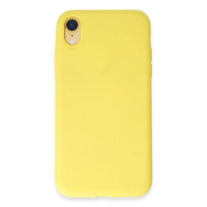 Apple İphone Xr Kılıf First Silikon - Sarı