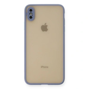 Apple İphone Xs Max Kılıf Montreal Silikon Kapak - Gri