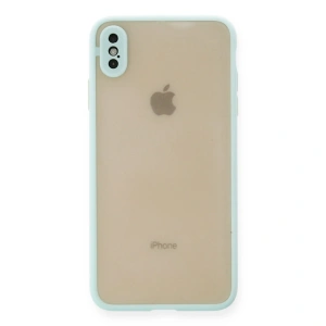 Apple İphone Xs Max Kılıf Montreal Silikon Kapak - Turkuaz