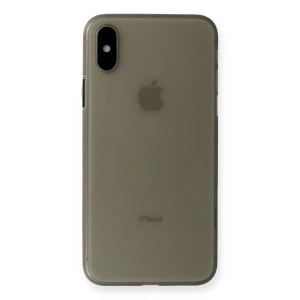 Apple İphone Xs Max Kılıf Pp Ultra İnce Kapak - Gri