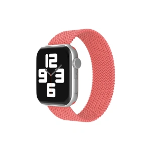 Apple Watch 42mm Ayarlı Solo Silikon Kordon (saat Değildir) - Pembe