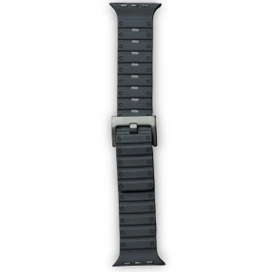 Apple Watch 42mm Magnus Mıknatıslı Silikon Kordon (saat Değildir) - Siyah