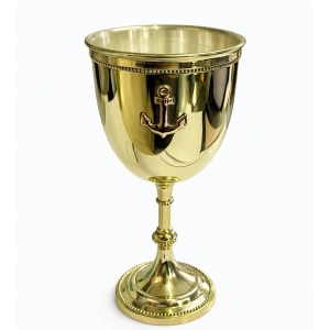 Çapalı Pirinç Kadeh Bardak 11016