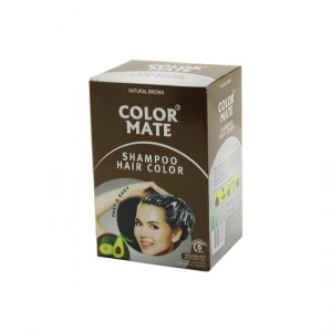 Color Mate 10pcs Kahverengi Saç Boyama Şampuanı (5580)