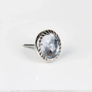 Dekoratif Parlak Taşlı Kabara Raptiye 17 Mm - 500