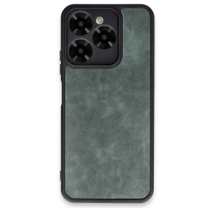 General Mobile Era 50 Kılıf Aras Deri Kapak - Koyu Yeşil