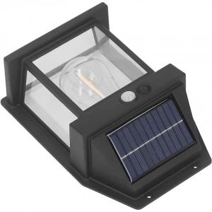 Güneş Enerjili Bahçe Aydınlatması Aplik Dekor Solar Ve Sensörlü Bahçe Balkon Ve Garaj Lambası