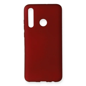 Huawei Honor 20 Lite Kılıf First Silikon - Bordo
