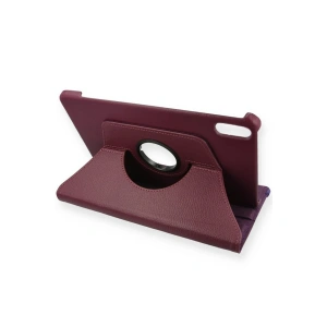 Huawei Honor Pad V9 Kılıf 360 Tablet Deri Kılıf - Mürdüm