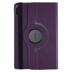 Huawei Honor Pad X8a Kılıf 360 Tablet Deri Kılıf - Mürdüm
