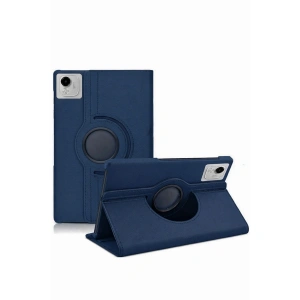 Huawei Honor Pad X9a 360 Tablet Deri Kılıf - Lacivert
