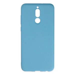 Huawei Mate 10 Lite Kılıf Nano İçi Kadife Silikon - Mavi