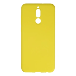 Huawei Mate 10 Lite Kılıf Nano İçi Kadife Silikon - Sarı