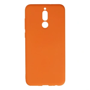Huawei Mate 10 Lite Kılıf Nano İçi Kadife Silikon - Turuncu