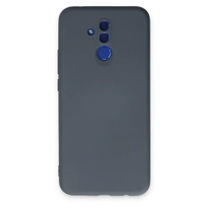 Huawei Mate 20 Lite Kılıf Nano İçi Kadife Silikon - Gri