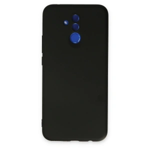 Huawei Mate 20 Lite Kılıf Nano İçi Kadife Silikon - Siyah