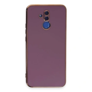 Huawei Mate 20 Lite Kılıf Volet Silikon - Mor