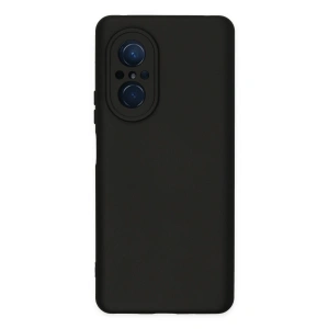 Huawei Nova 9 Se Kılıf Nano İçi Kadife Silikon - Siyah