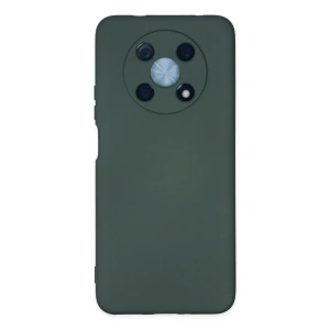 Huawei Nova Y90 Kılıf Nano İçi Kadife Silikon - Koyu Yeşil