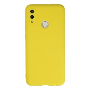 Huawei P Smart 2019 Kılıf Nano İçi Kadife Silikon - Sarı
