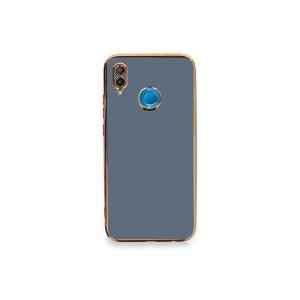 Huawei P20 Lite Kılıf Volet Silikon - Mavi