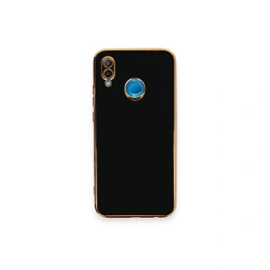 Huawei P20 Lite Kılıf Volet Silikon - Siyah