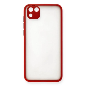 Huawei Y5p Kılıf Montreal Silikon Kapak - Kırmızı