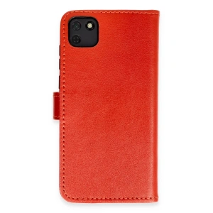 Huawei Y5p Kılıf Trend S Plus Kapaklı Kılıf - Kırmızı