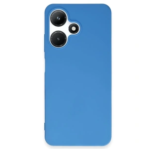 İnfinix Hot 30i Kılıf First Silikon - Mavi