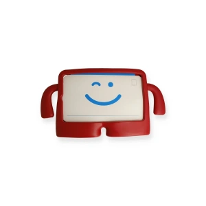 İpad 10.2 (7.nesil) Kılıf Karakter Tablet Silikon - Kırmızı