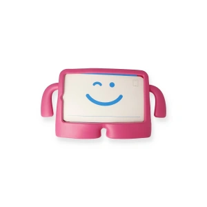 İpad 5 Air 9.7 Kılıf Karakter Tablet Silikon - Pembe