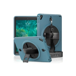 İpad 5 Air 9.7 Kılıf Strap-c Otterbox Tablet Kapak - Mavi