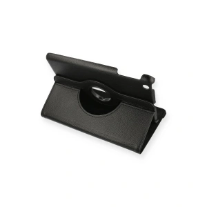 İpad Mini 1 Kılıf 360 Tablet Deri Kılıf - Siyah