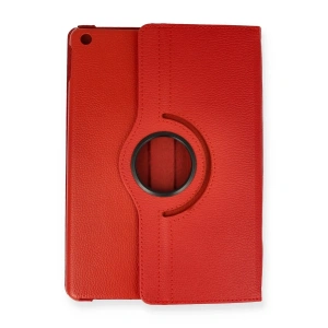 İpad Pro 13 (2024) Kılıf 360 Tablet Deri Kılıf - Kırmızı