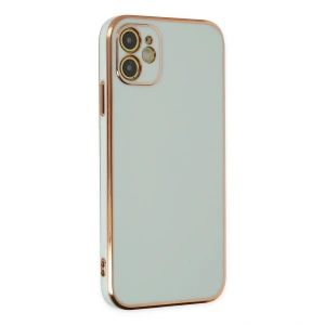 İphone 12 Kılıf Volet Silikon - Açık Yeşil