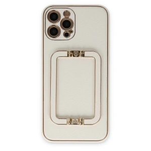 İphone 12 Pro Kılıf Coco Elit Kapak - Beyaz
