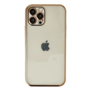 İphone 12 Pro Kılıf Razer Lensli Silikon - Gold