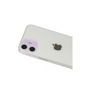 İphone 12 Rainbow Kamera Lens Koruma Cam - Mor